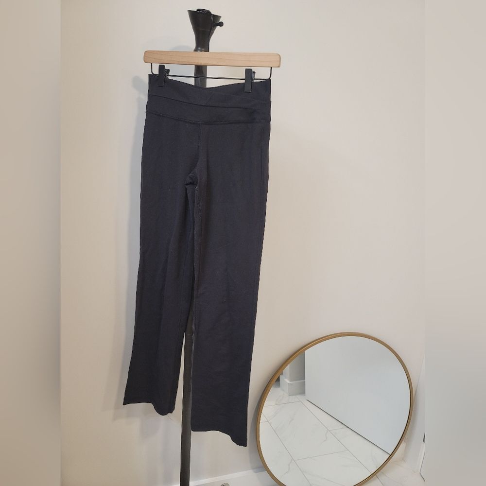 lululemon athletica Black Wide-Leg Leggings